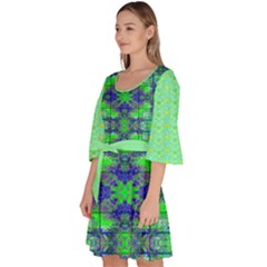 Velour Kimono Dress 