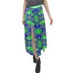 Carnatial Frequencee Velour Split Maxi Skirt