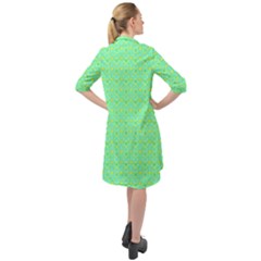 Long Sleeve Mini Shirt Dress 