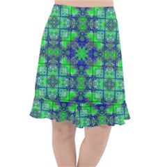 Fishtail Chiffon Skirt 