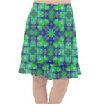 Carnatial Frequencee Fishtail Chiffon Skirt