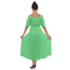 Shoulder Straps Boho Maxi Dress  