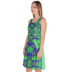 Knee Length Skater Dress With Pockets 