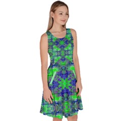 Knee Length Skater Dress With Pockets 