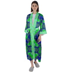 Maxi Satin Kimono 