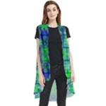 Carnatial Frequencee Sleeveless Chiffon Waistcoat Shirt