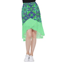 Frill Hi Low Chiffon Skirt 