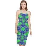 Carnatial Frequencee Bodycon Cross Back Summer Dress