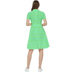 Short Sleeve Waist Detail Dress 