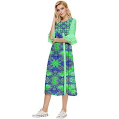 Double Cuff Midi Dress 