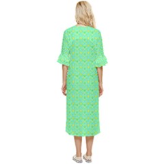 Double Cuff Midi Dress 
