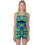 Carnatial Frequencee One Piece Boyleg Swimsuit