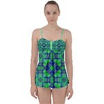 Carnatial Frequencee Babydoll Tankini Set