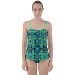 Twist Front Tankini Set 