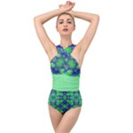Carnatial Frequencee Cross Front Low Back Swimsuit