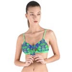 Carnatial Frequencee Tie Up Cut Bikini Top
