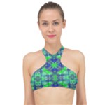 Carnatial Frequencee High Neck Bikini Top