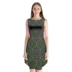 Sleeveless Chiffon Dress   