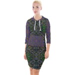 Cii (2) Idunno Quarter Sleeve Hood Bodycon Dress