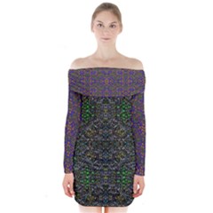Long Sleeve Off Shoulder Dress 