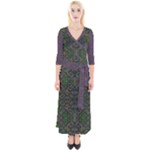 Cii (2) Idunno Quarter Sleeve Wrap Maxi Dress