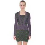 Cii (2) Idunno V-neck Bodycon Long Sleeve Dress