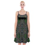 Cii (2) Idunno Spaghetti Strap Velvet Dress