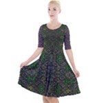 Cii (2) Idunno Quarter Sleeve A-Line Dress