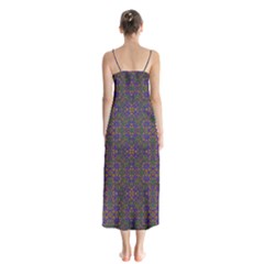 Button Up Chiffon Maxi Dress 