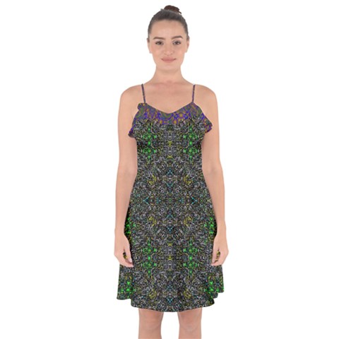 Cii (2) Idunno Ruffle Detail Chiffon Dress from ArtsNow.com