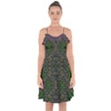 Ruffle Detail Chiffon Dress 