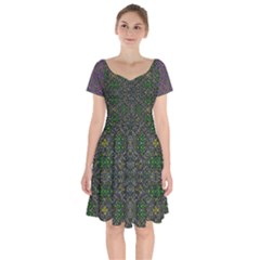 Short Sleeve Bardot Dress 