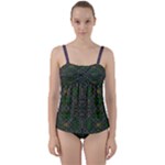 Cii (2) Idunno Twist Front Tankini Set