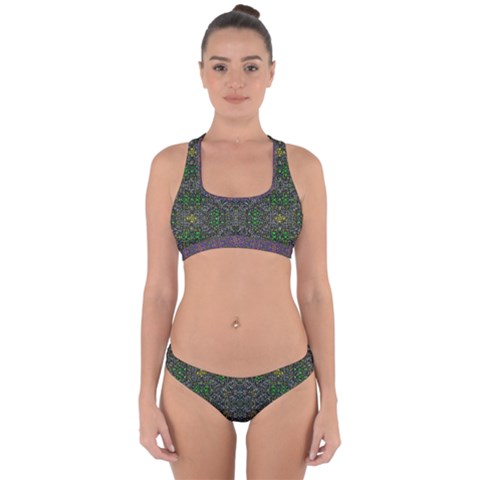 Cii (2) Idunno Cross Back Hipster Bikini Set from ArtsNow.com