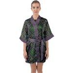 Cii (2) Idunno Half Sleeve Satin Kimono 
