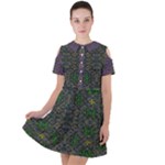 Cii (2) Idunno Short Sleeve Shoulder Cut Out Dress 