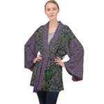 Cii (2) Idunno Long Sleeve Velvet Kimono 