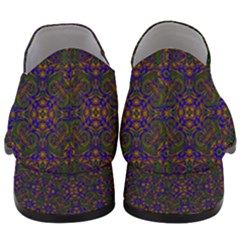 Women Slip On Heel Loafers 
