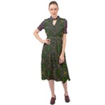 Cii (2) Idunno Keyhole Neckline Chiffon Dress