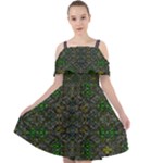 Cii (2) Idunno Cut Out Shoulders Chiffon Dress