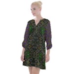 Cii (2) Idunno Open Neck Shift Dress