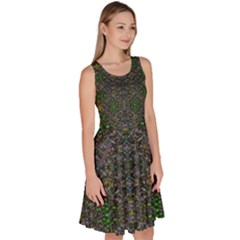 Knee Length Skater Dress With Pockets 