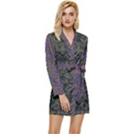 Cii (2) Idunno Long Sleeve Satin Robe
