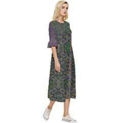 Double Cuff Midi Dress 