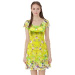 New Sundays (2) Mandala Top Short Sleeve Skater Dress