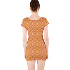 Short Sleeve Bodycon Dress Back Short Sleeve Bodycon Dress Back