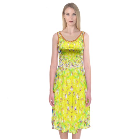 New Sundays (2) Mandala Top Midi Sleeveless Dress from ArtsNow.com