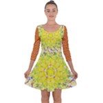 New Sundays (2) Mandala Top Quarter Sleeve Skater Dress