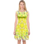 New Sundays (2) Mandala Top Capsleeve Midi Dress