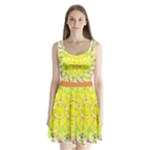 New Sundays (2) Mandala Top Split Back Mini Dress 